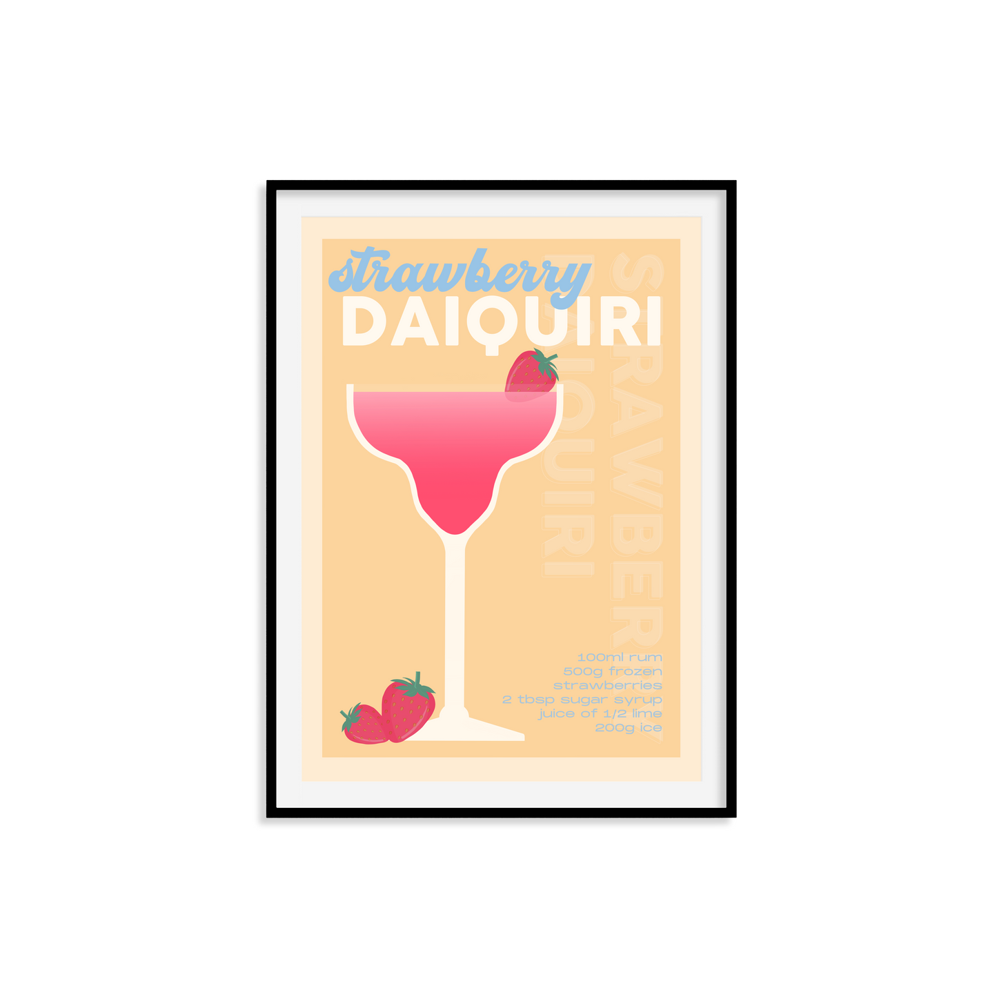 Strawberry Daiquiri Print