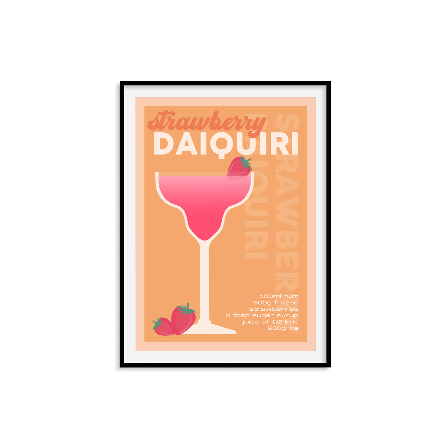 Strawberry Daiquiri Print