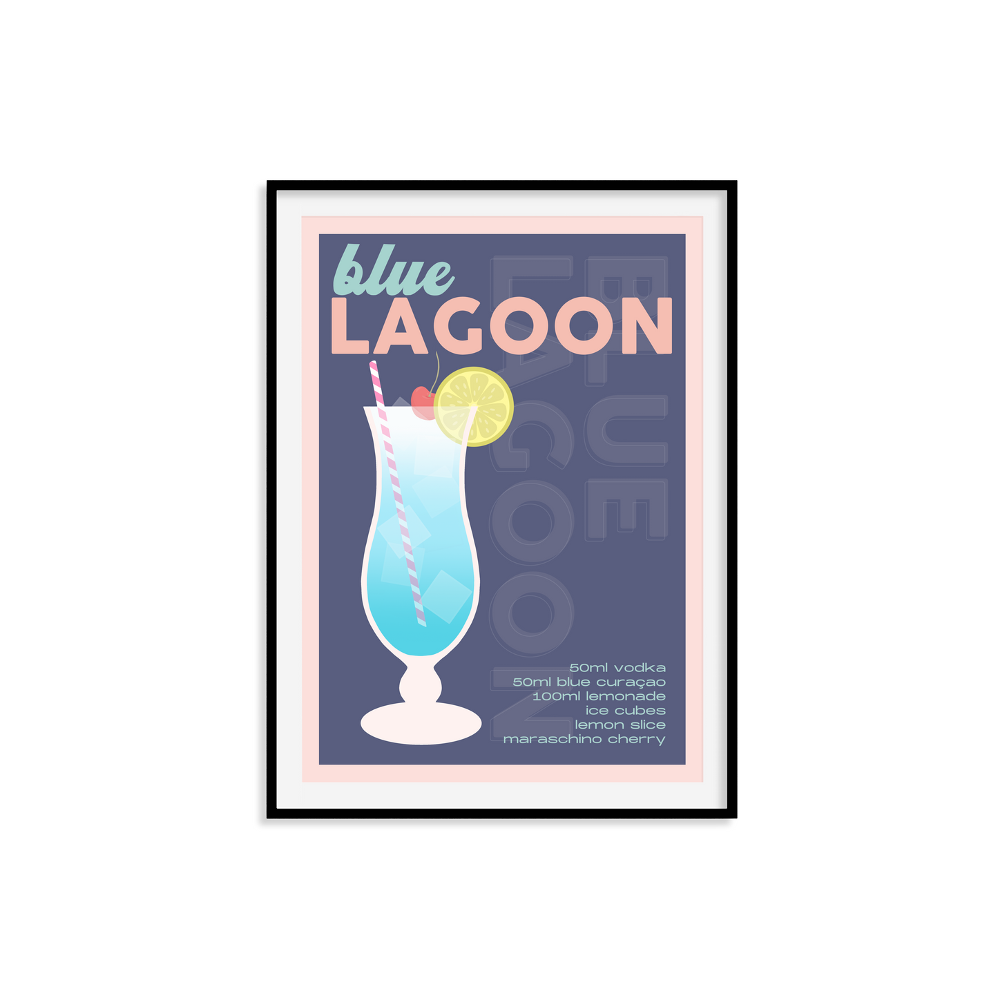 Blue Lagoon Print