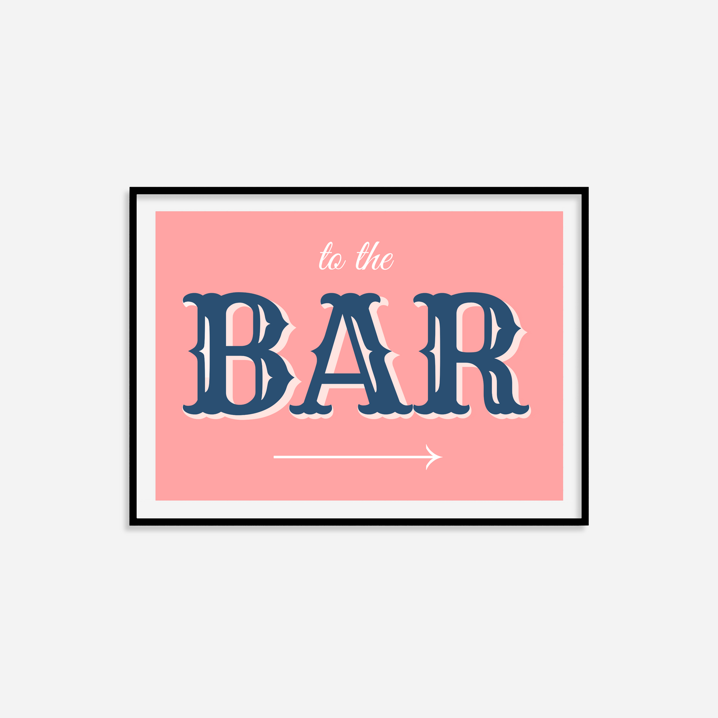 To The Bar Print