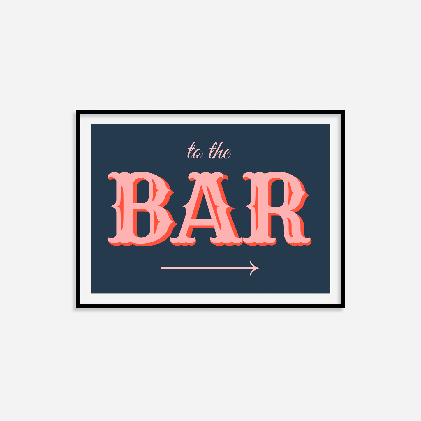 To The Bar Print