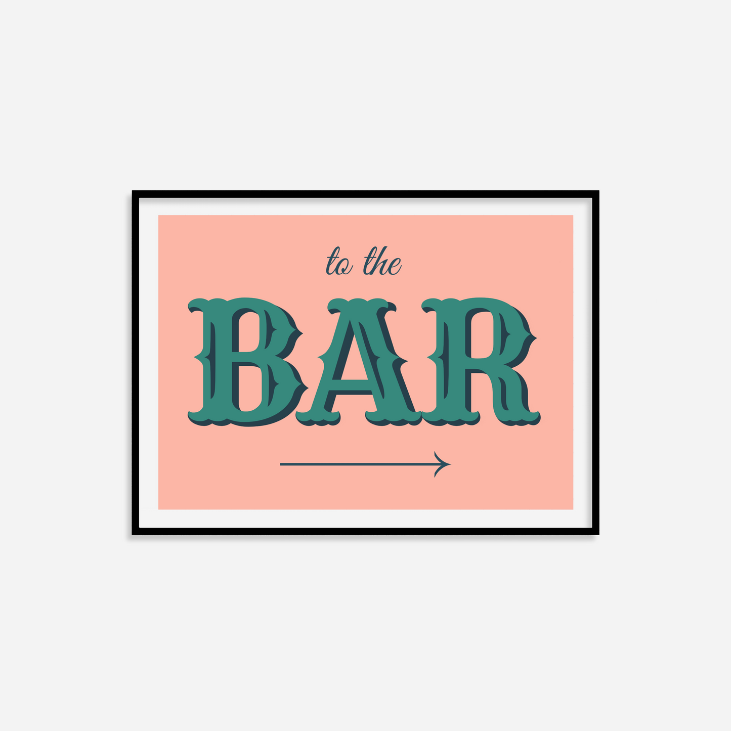 To The Bar Print