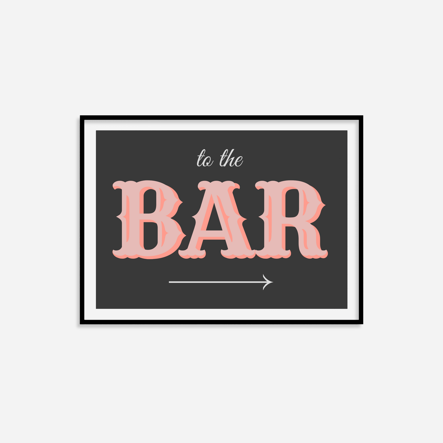 To The Bar Print