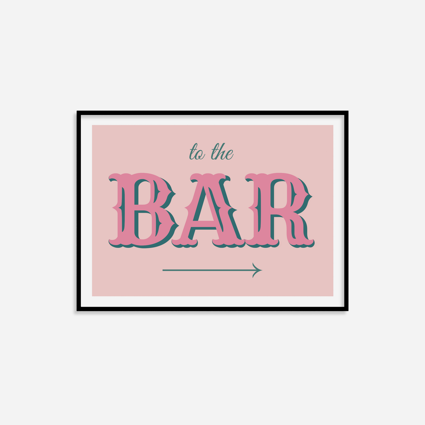 To The Bar Print