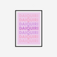 Daiquiri Typography Print