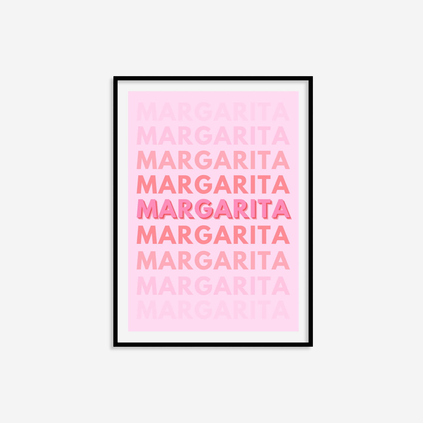 Margarita Typography Print