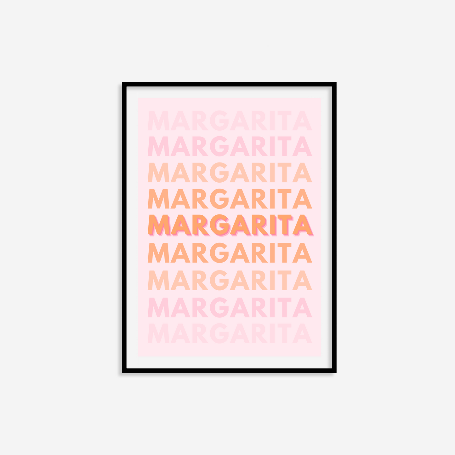 Margarita Typography Print