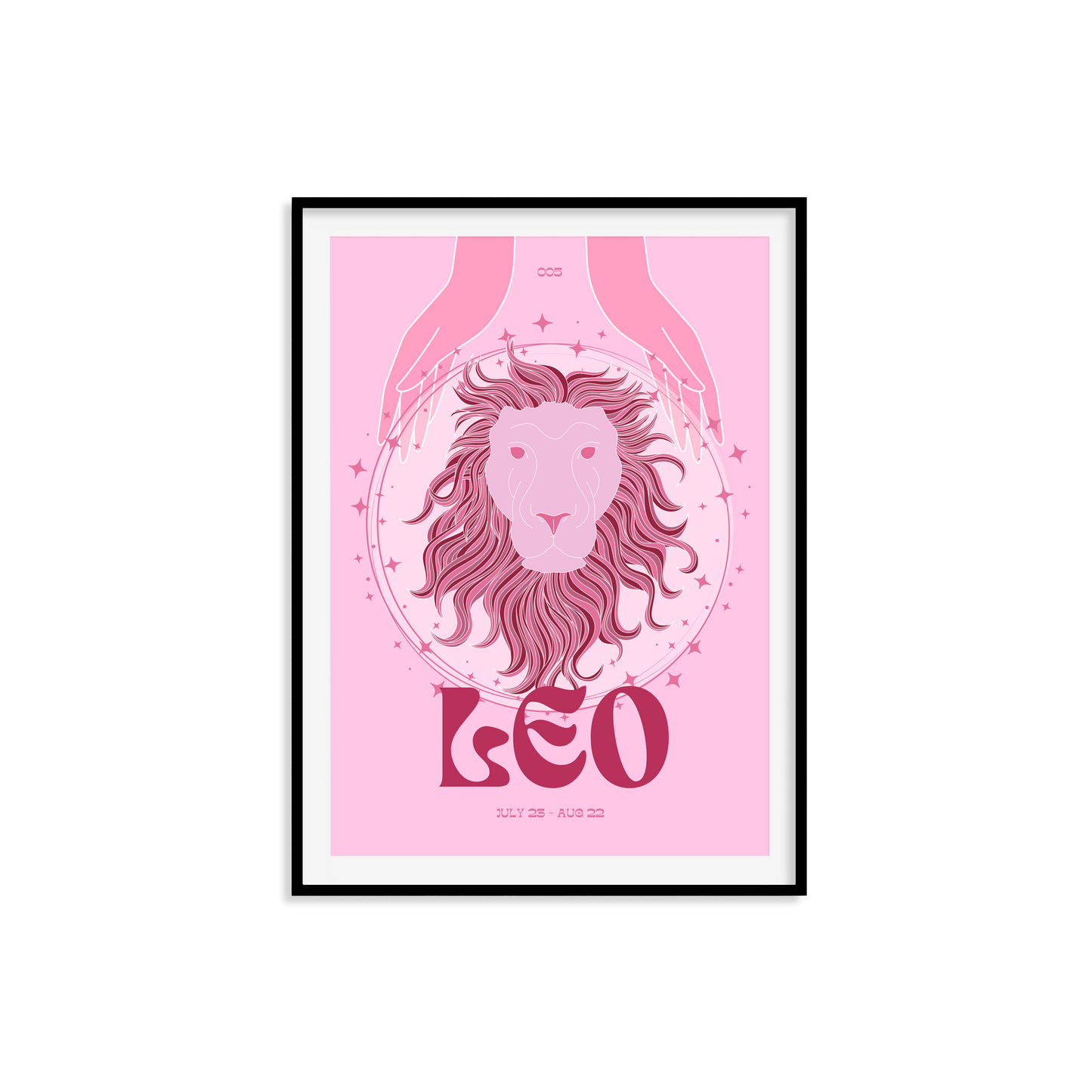 Leo Zodiac Print