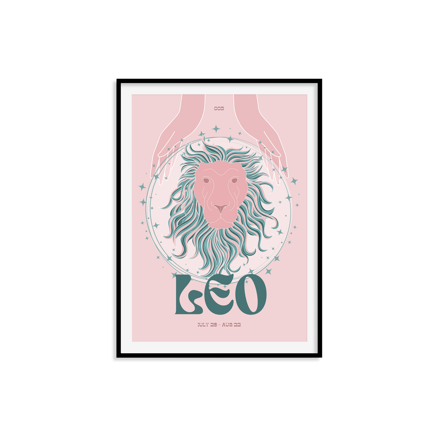 Leo Zodiac Print