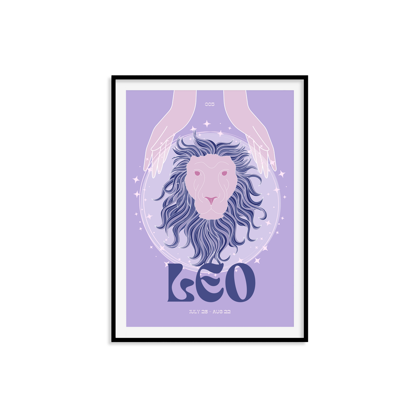 Leo Zodiac Print