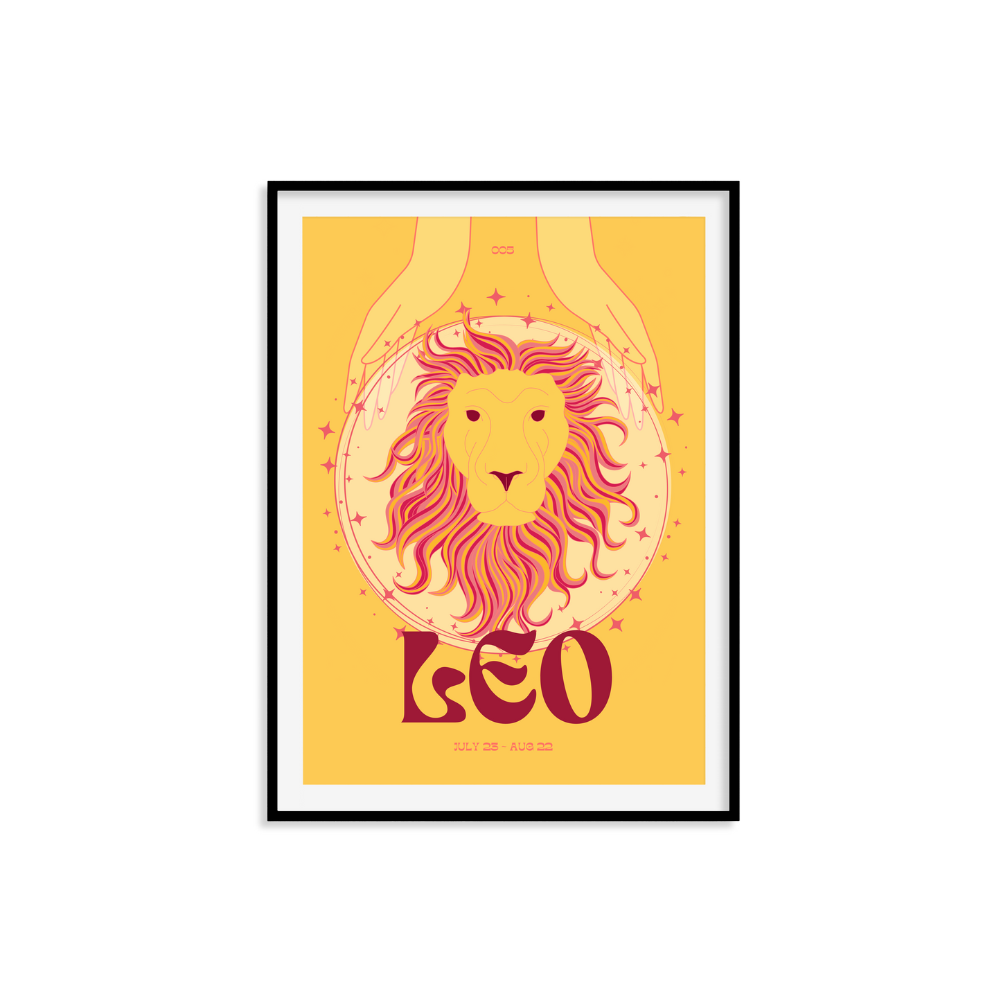 Leo Zodiac Print