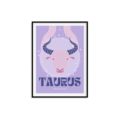 Taurus Zodiac Print