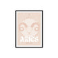 Aries Zodiac Print