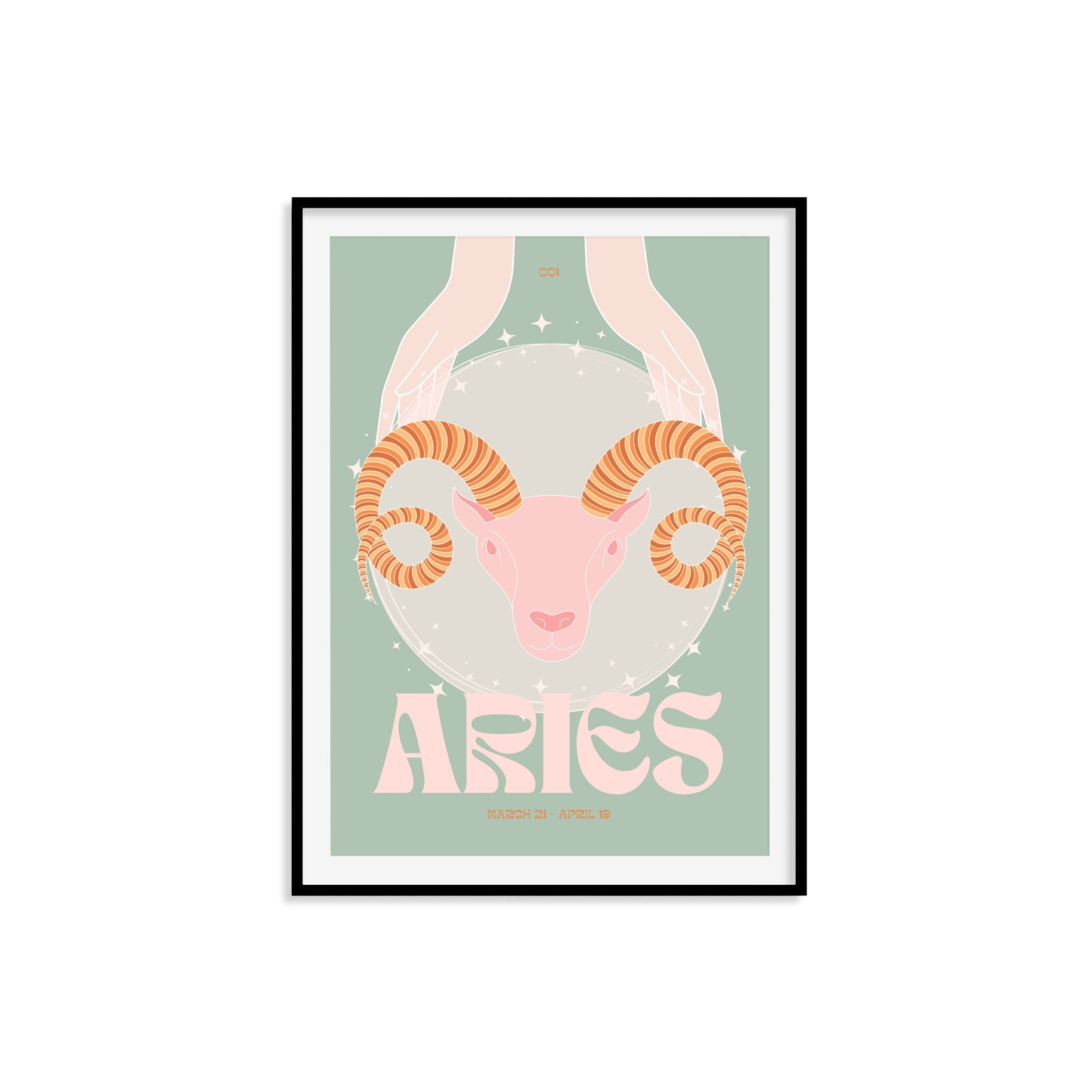 Aries Zodiac Print