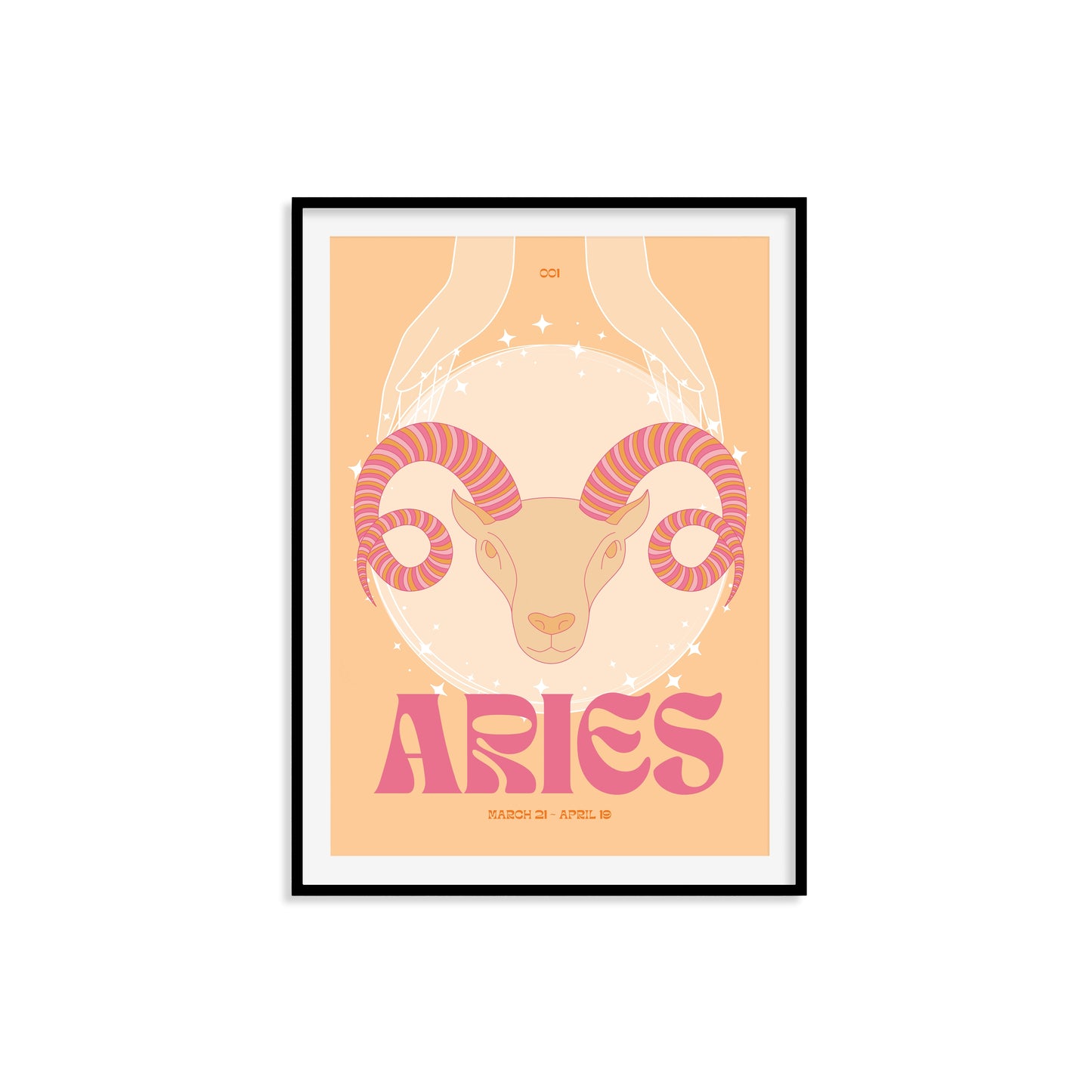 Aries Zodiac Print