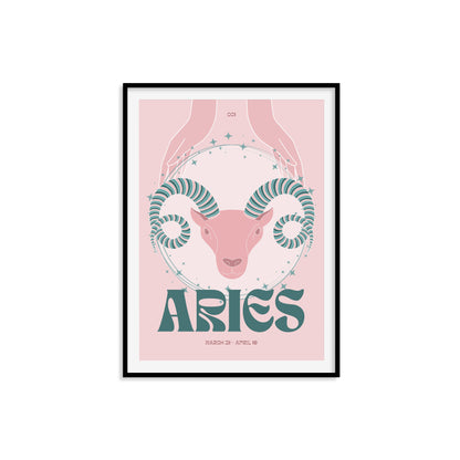 Aries Zodiac Print