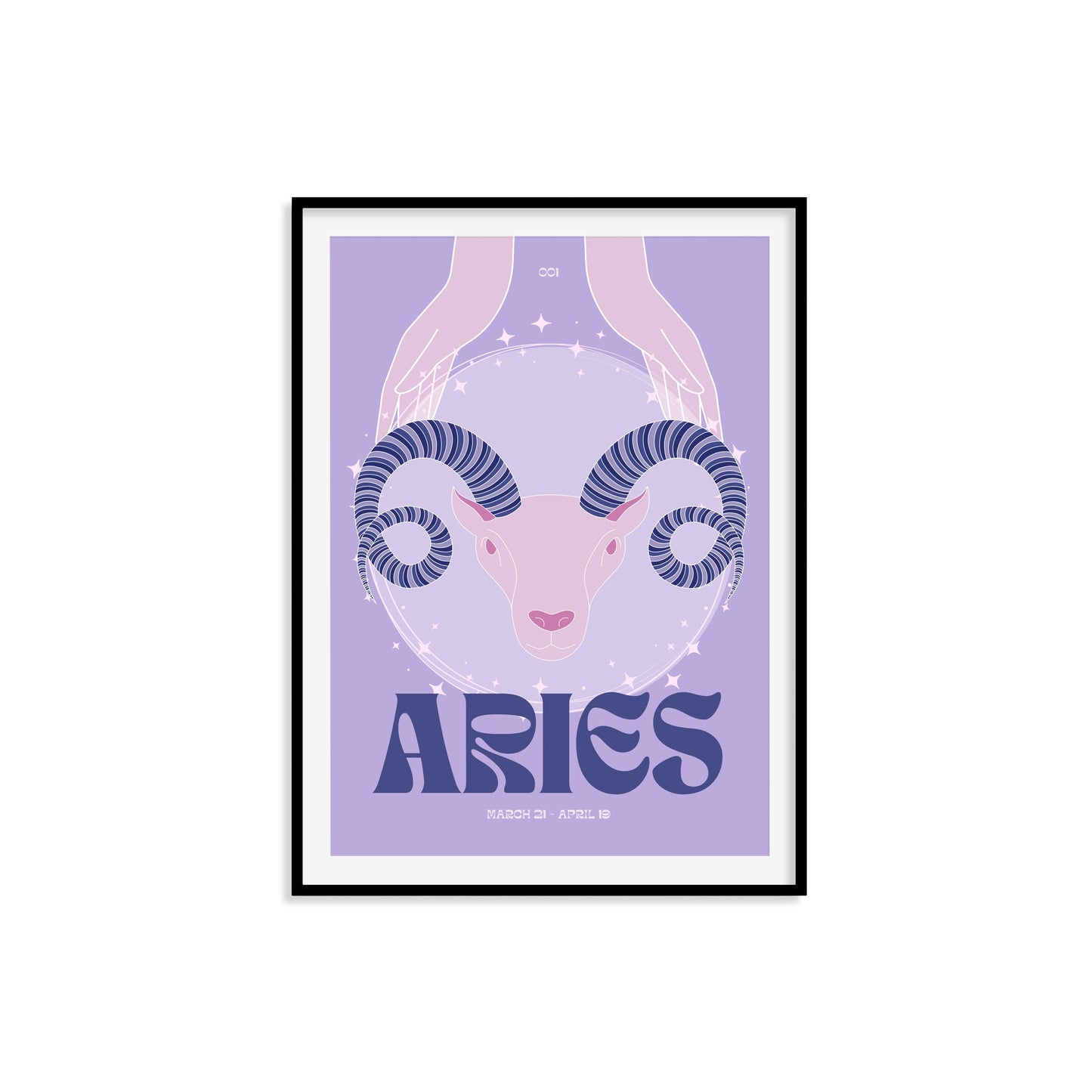 Aries Zodiac Print