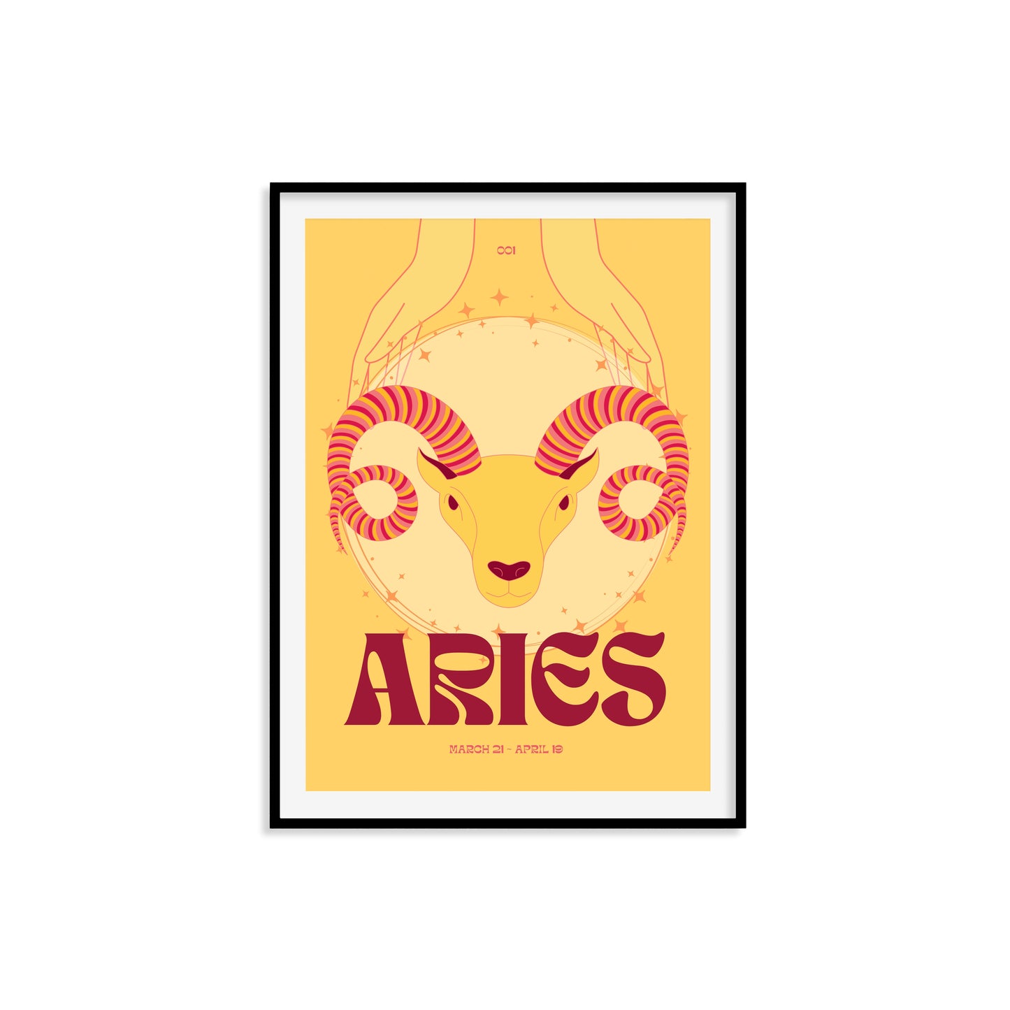 Aries Zodiac Print