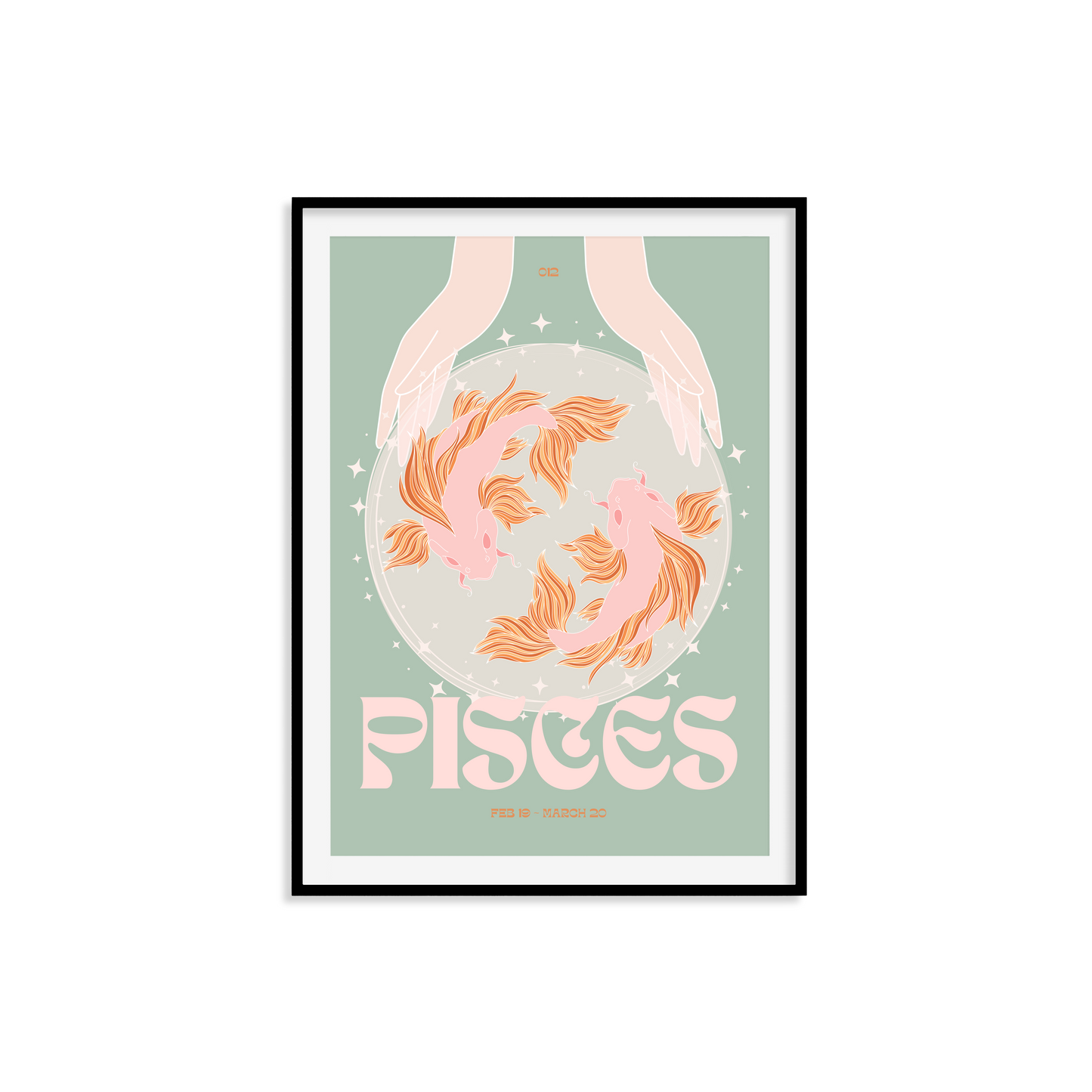 Pisces Zodiac Print