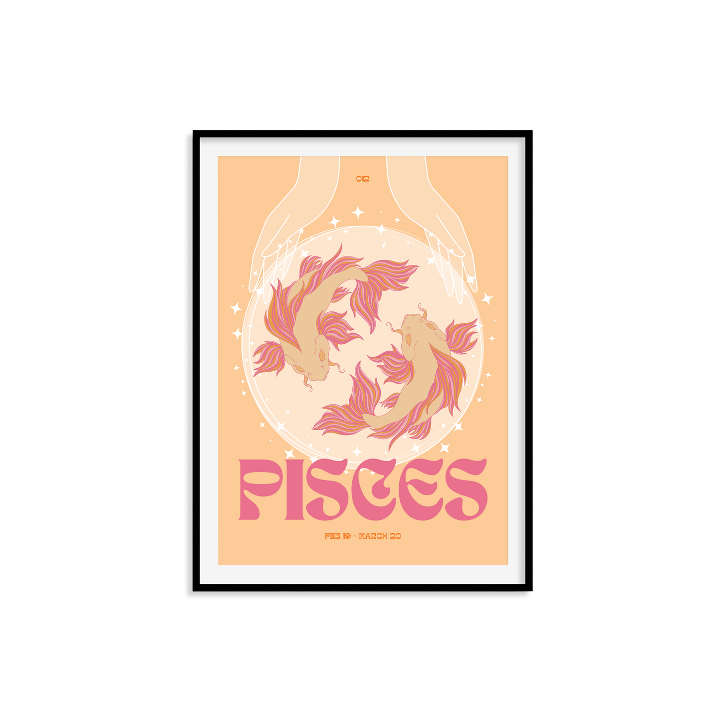 Pisces Zodiac Print