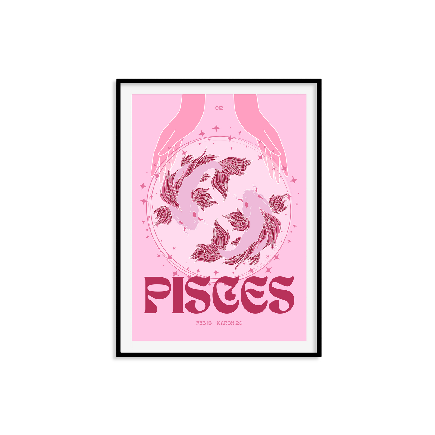 Pisces Zodiac Print