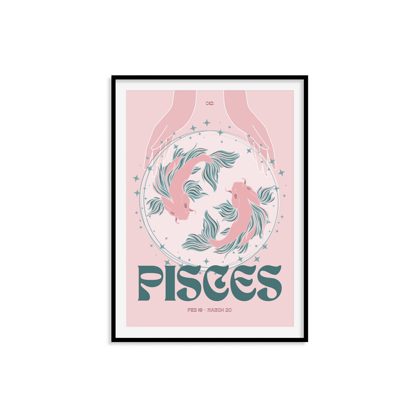 Pisces Zodiac Print