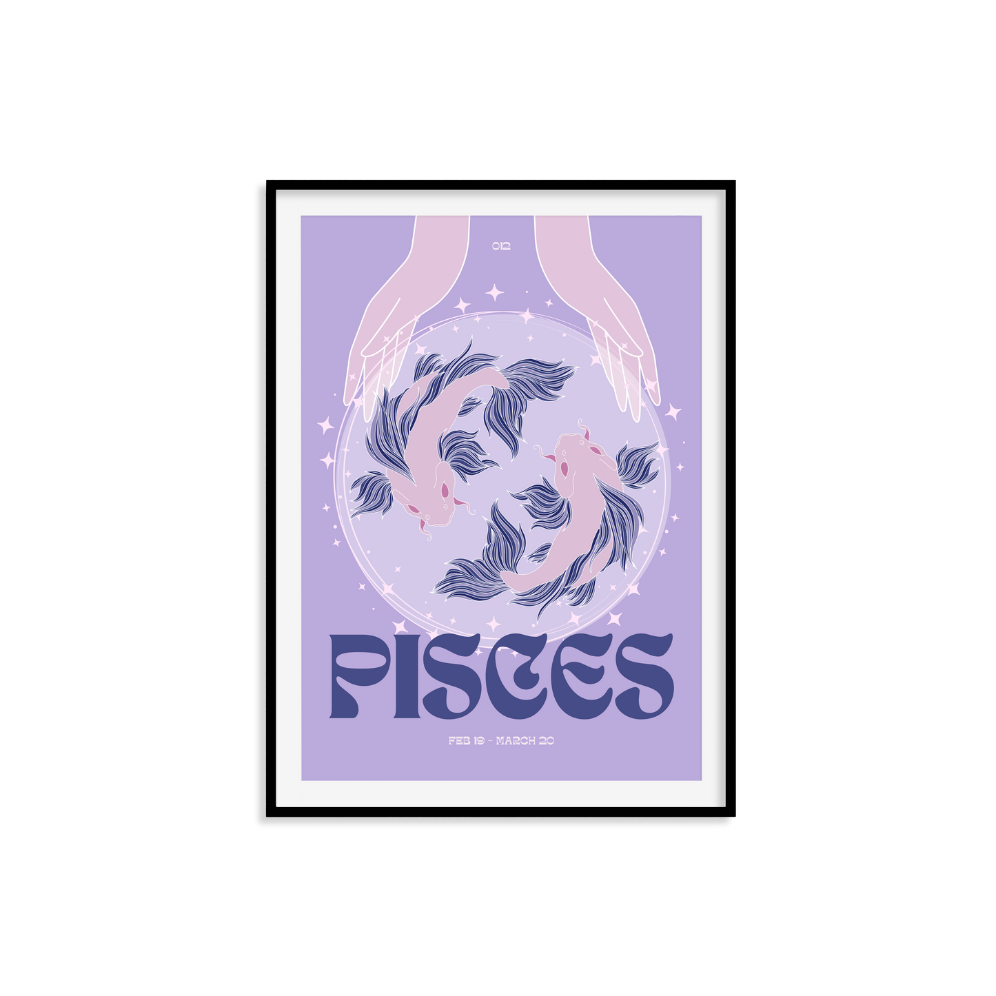 Pisces Zodiac Print