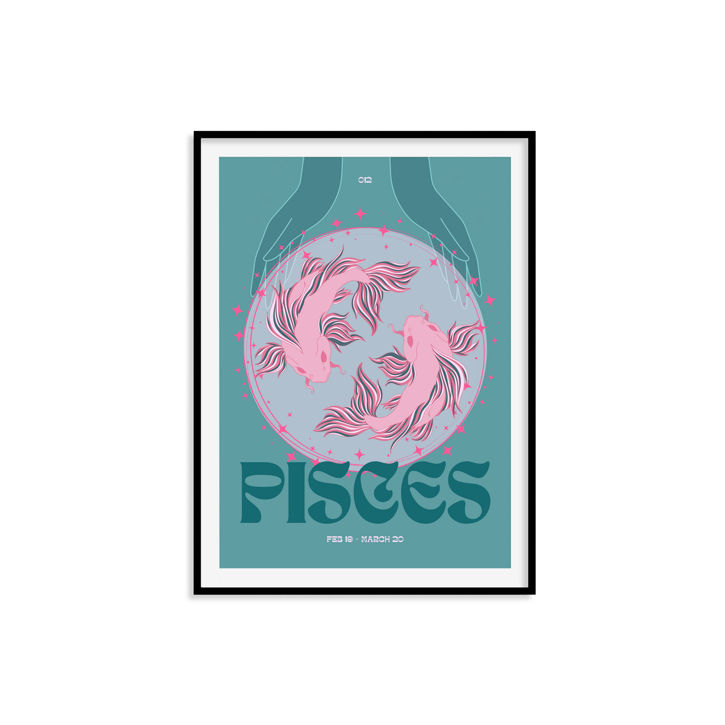 Pisces Zodiac Print