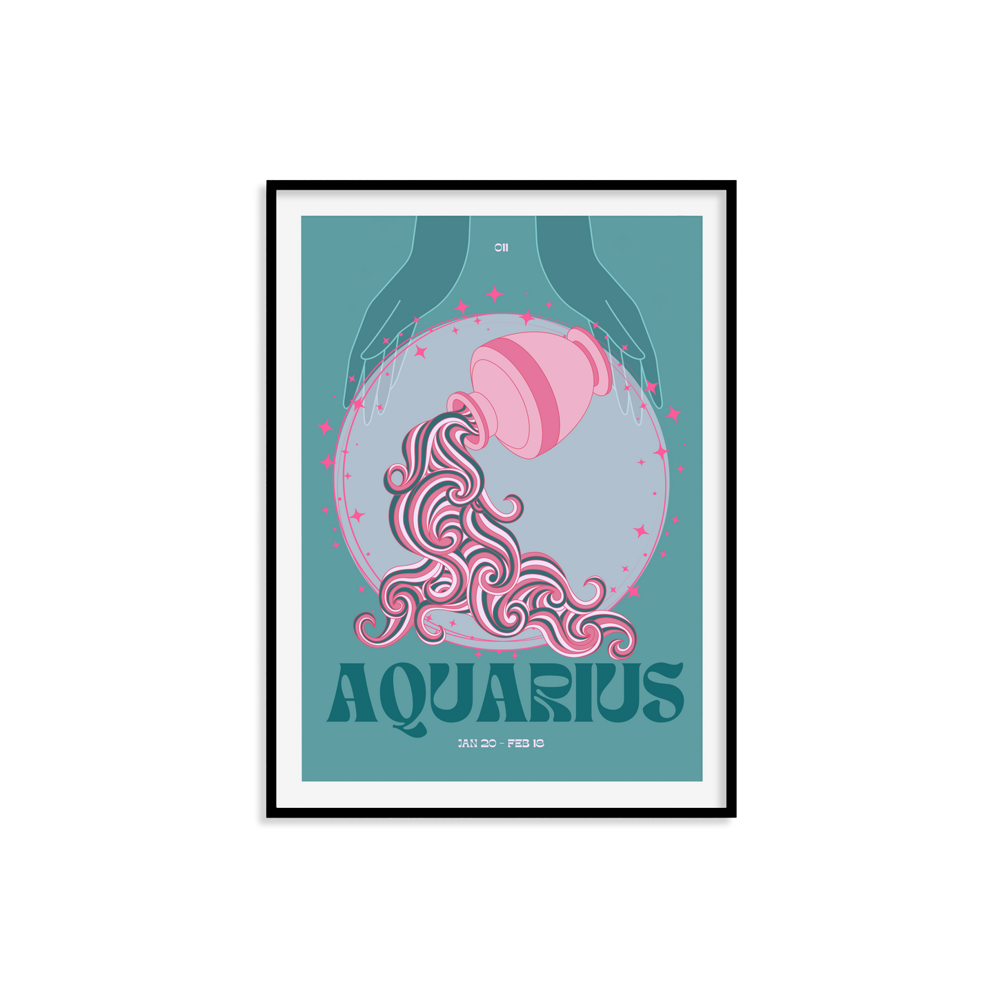 Aquarius Zodiac Print