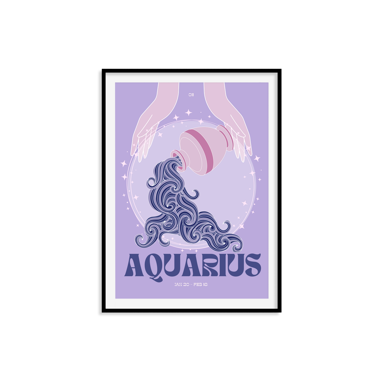 Aquarius Zodiac Print