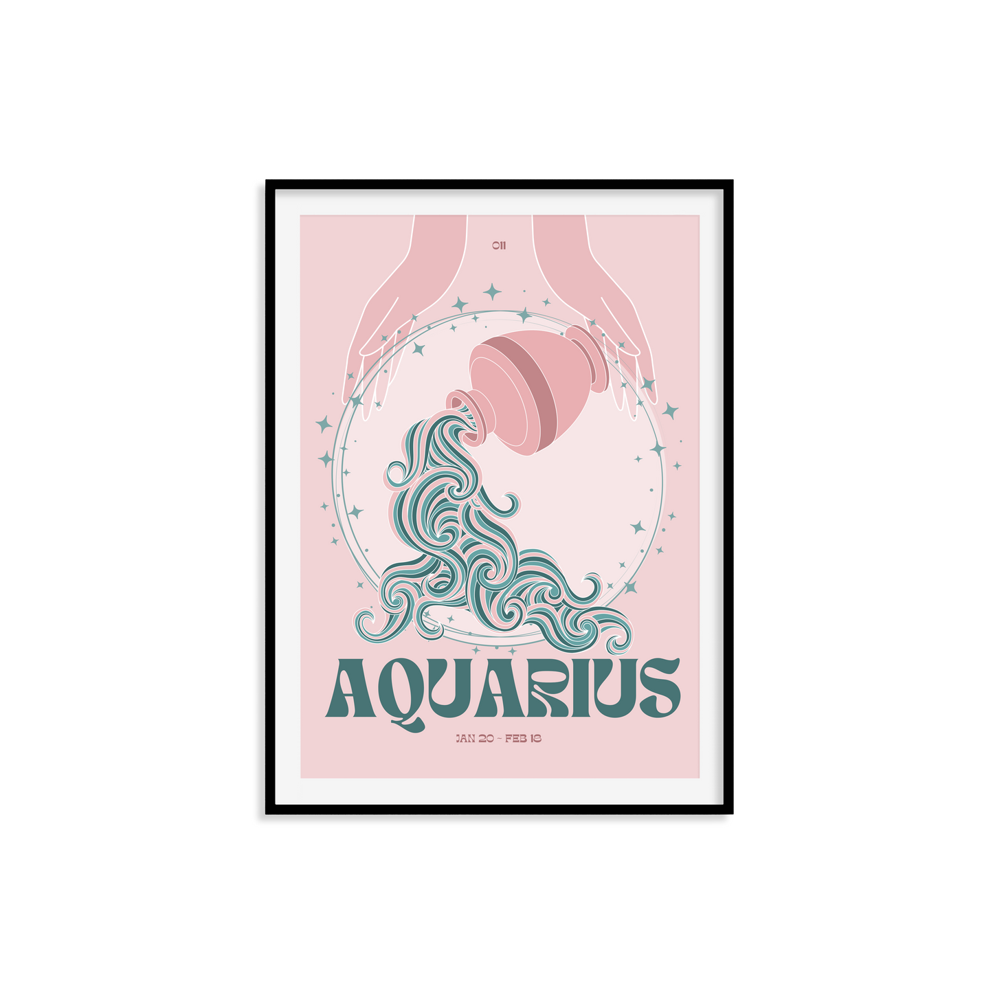 Aquarius Zodiac Print