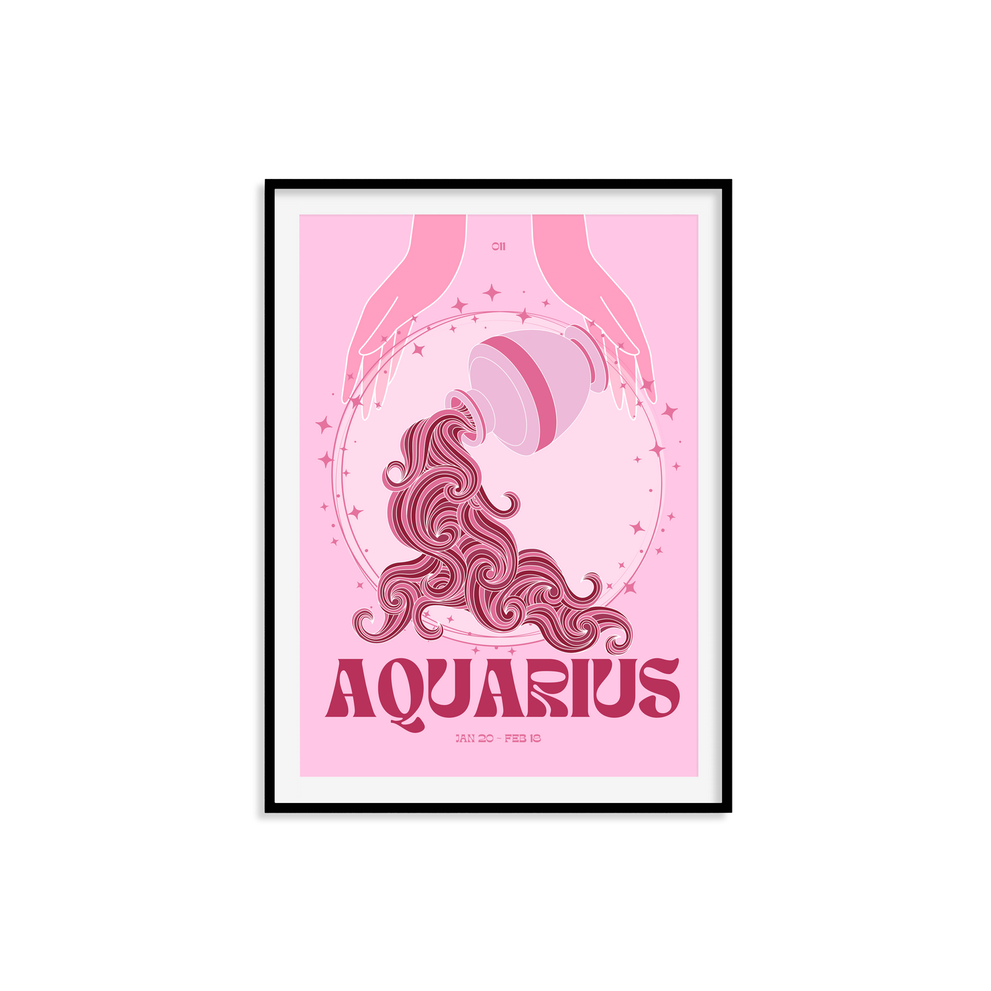 Aquarius Zodiac Print