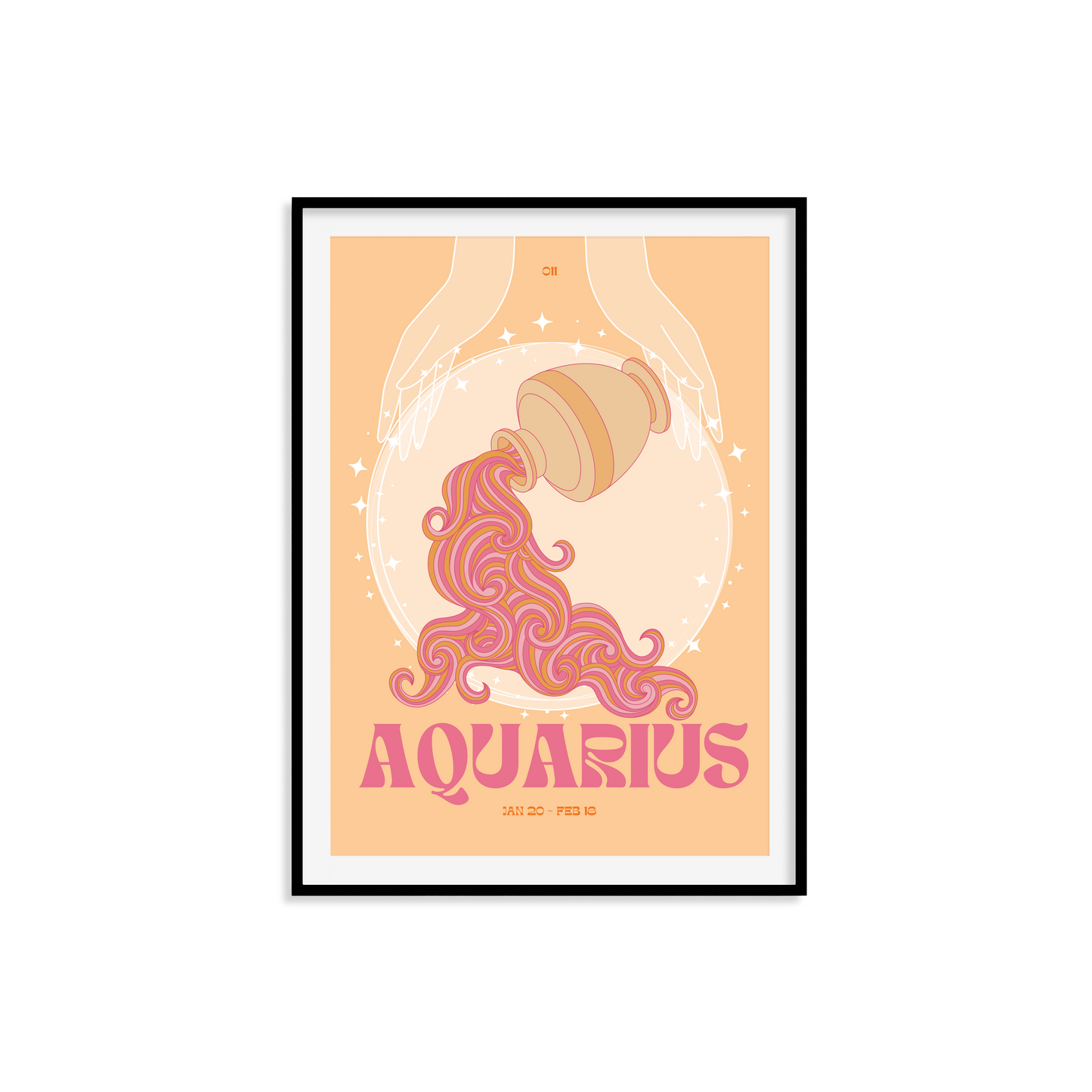 Aquarius Zodiac Print