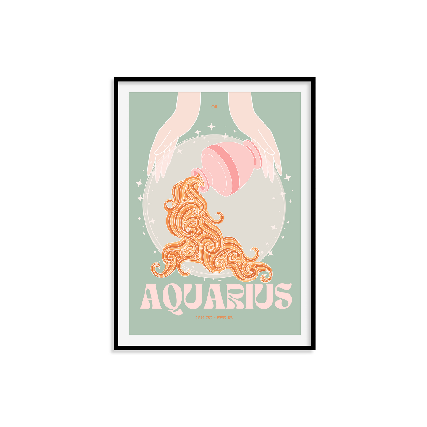 Aquarius Zodiac Print