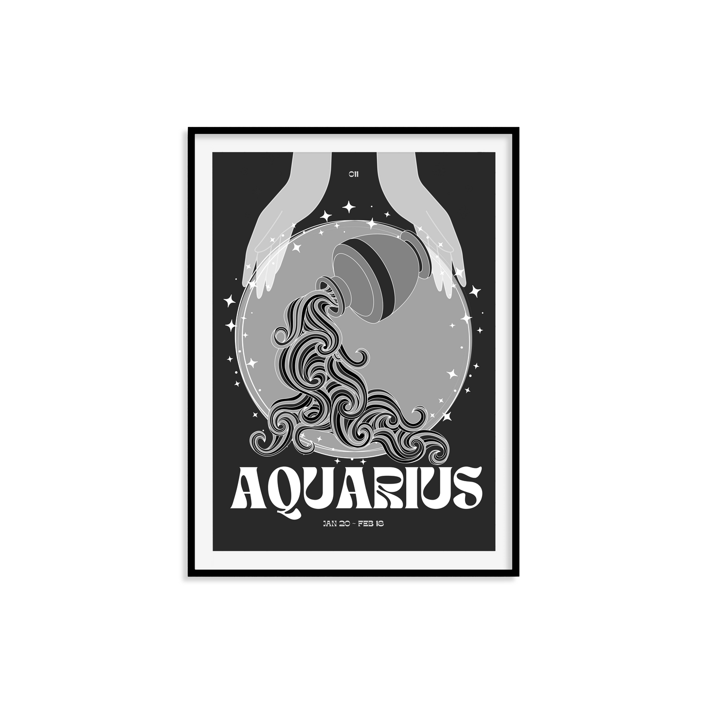 Aquarius Zodiac Print