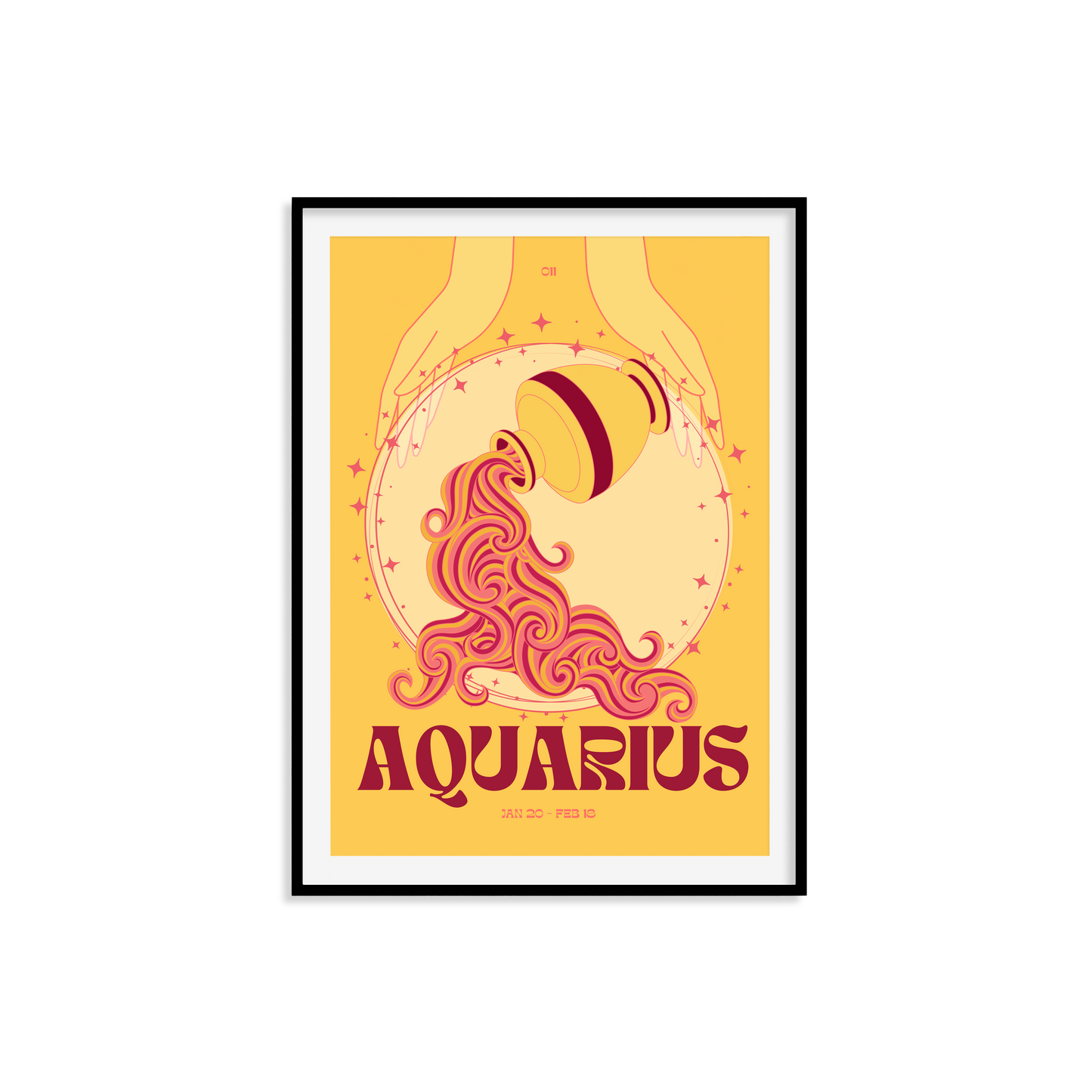 Aquarius Zodiac Print