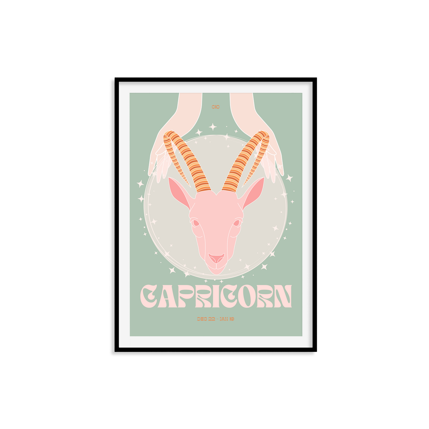 Capricorn Zodiac Print