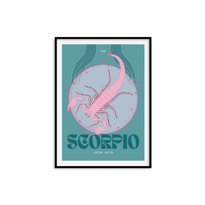 Scorpio Zodiac Print