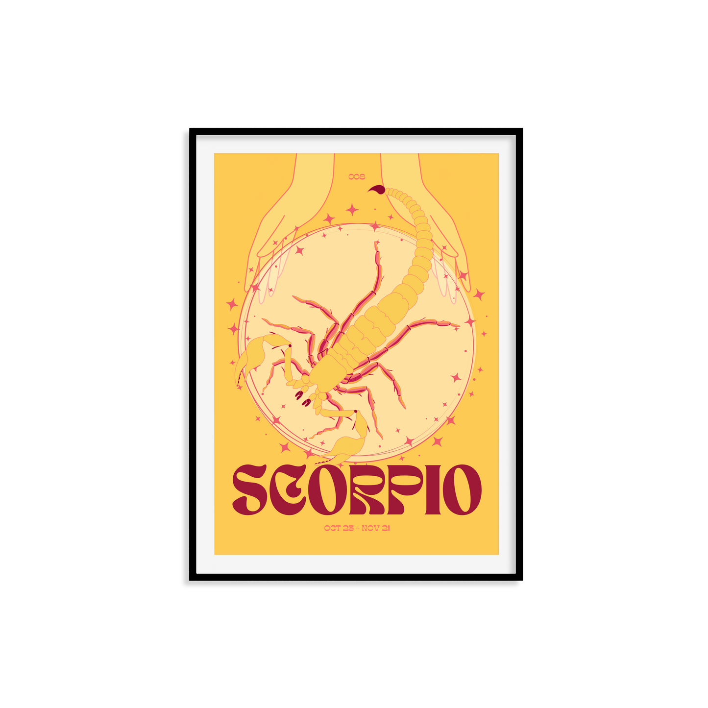 Scorpio Zodiac Print