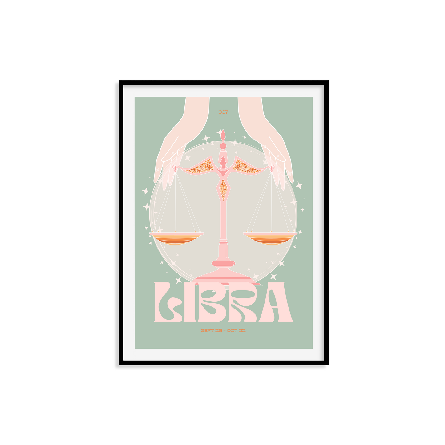 Libra Zodiac Print