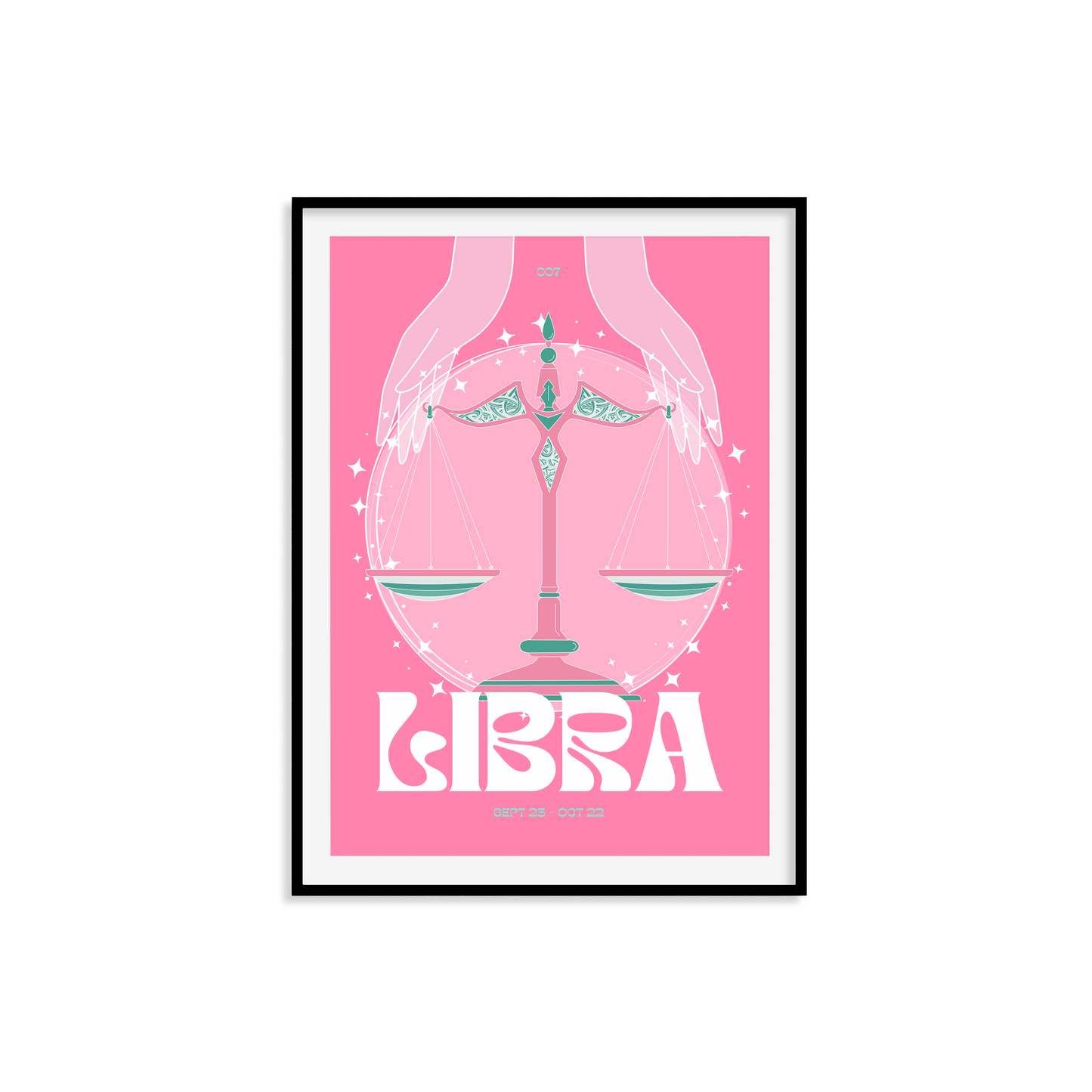 Libra Zodiac Print