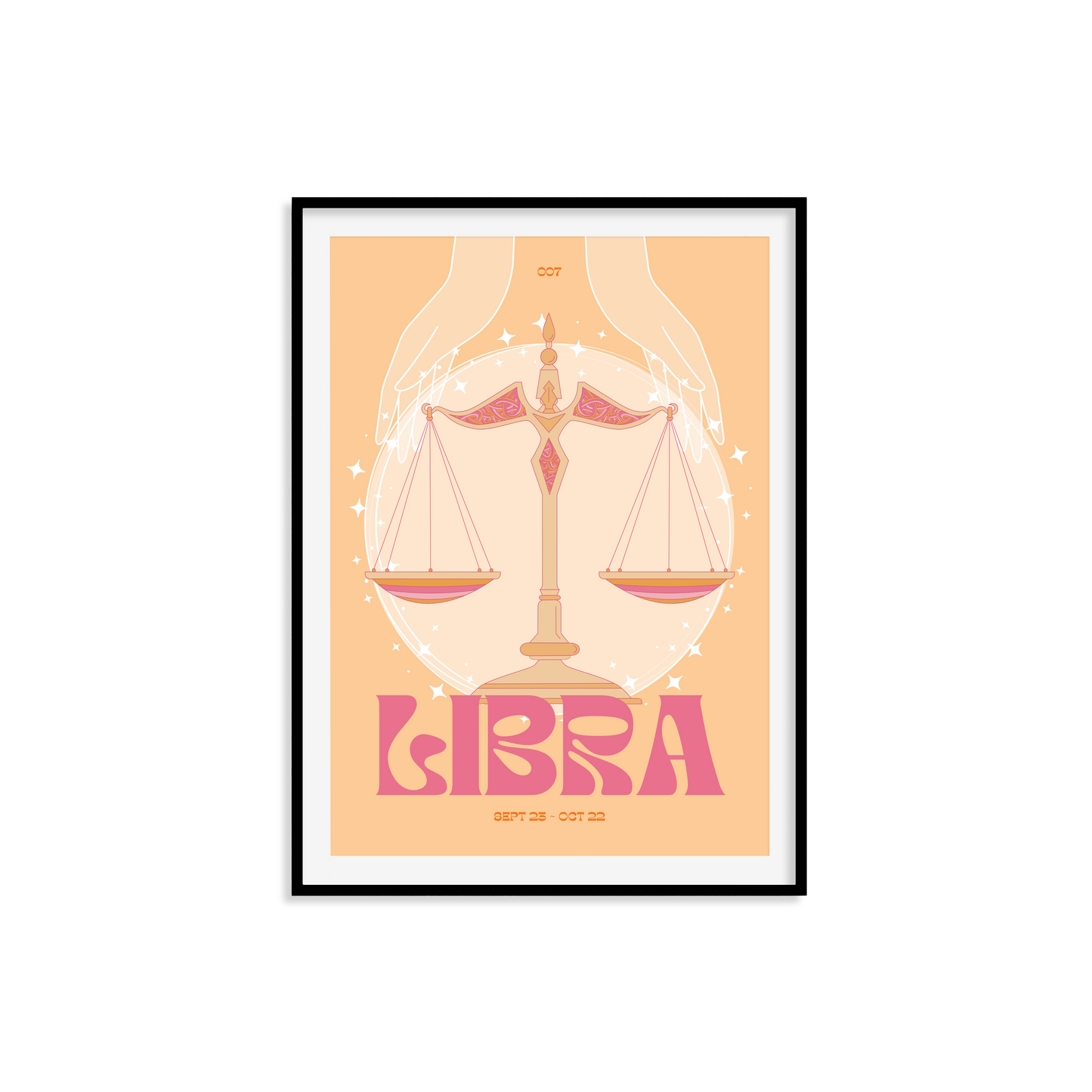 Libra Zodiac Print