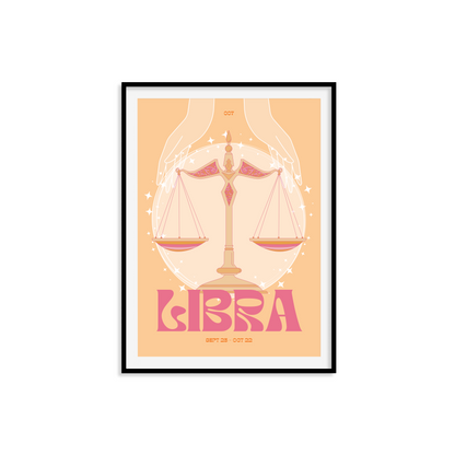 Libra Zodiac Print