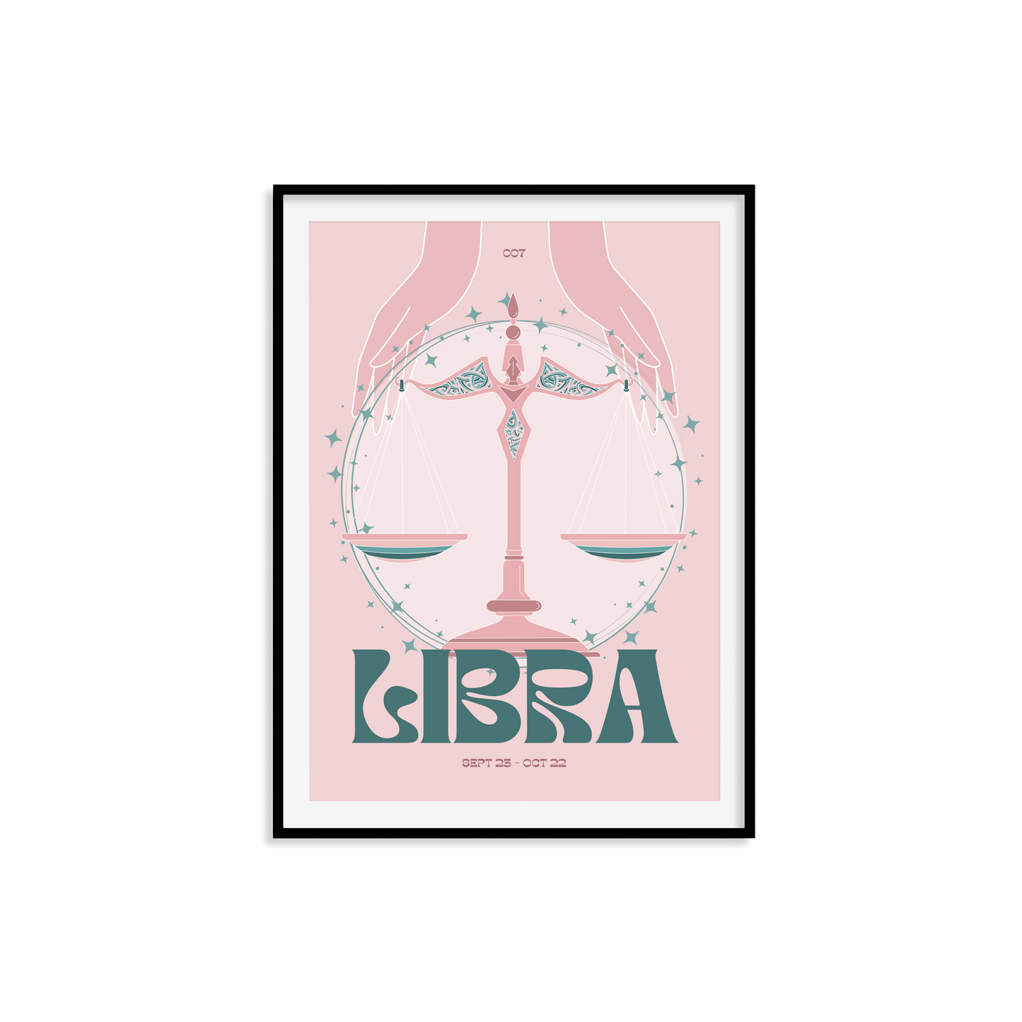 Libra Zodiac Print