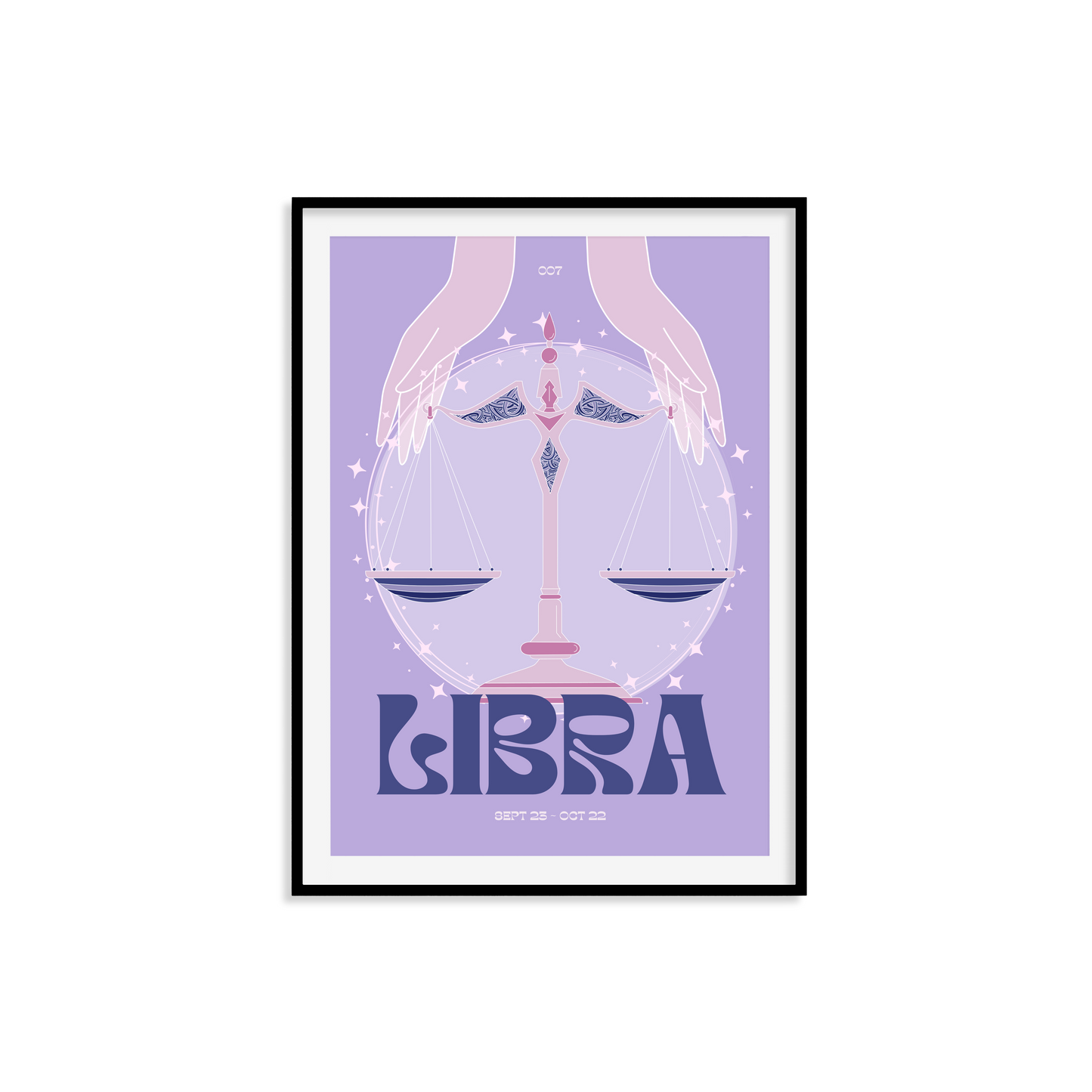 Libra Zodiac Print