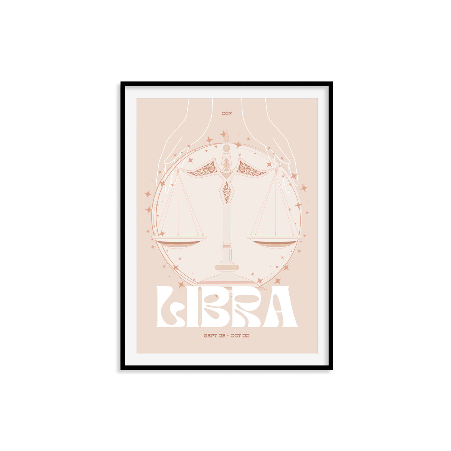 Libra Zodiac Print