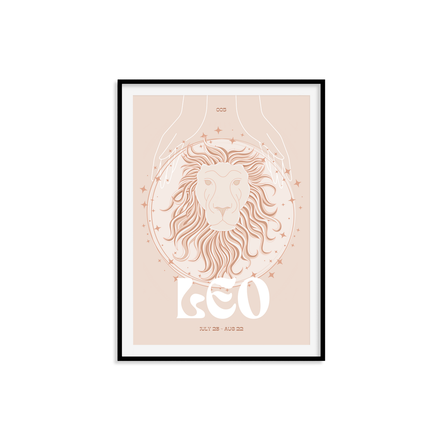 Leo Zodiac Print