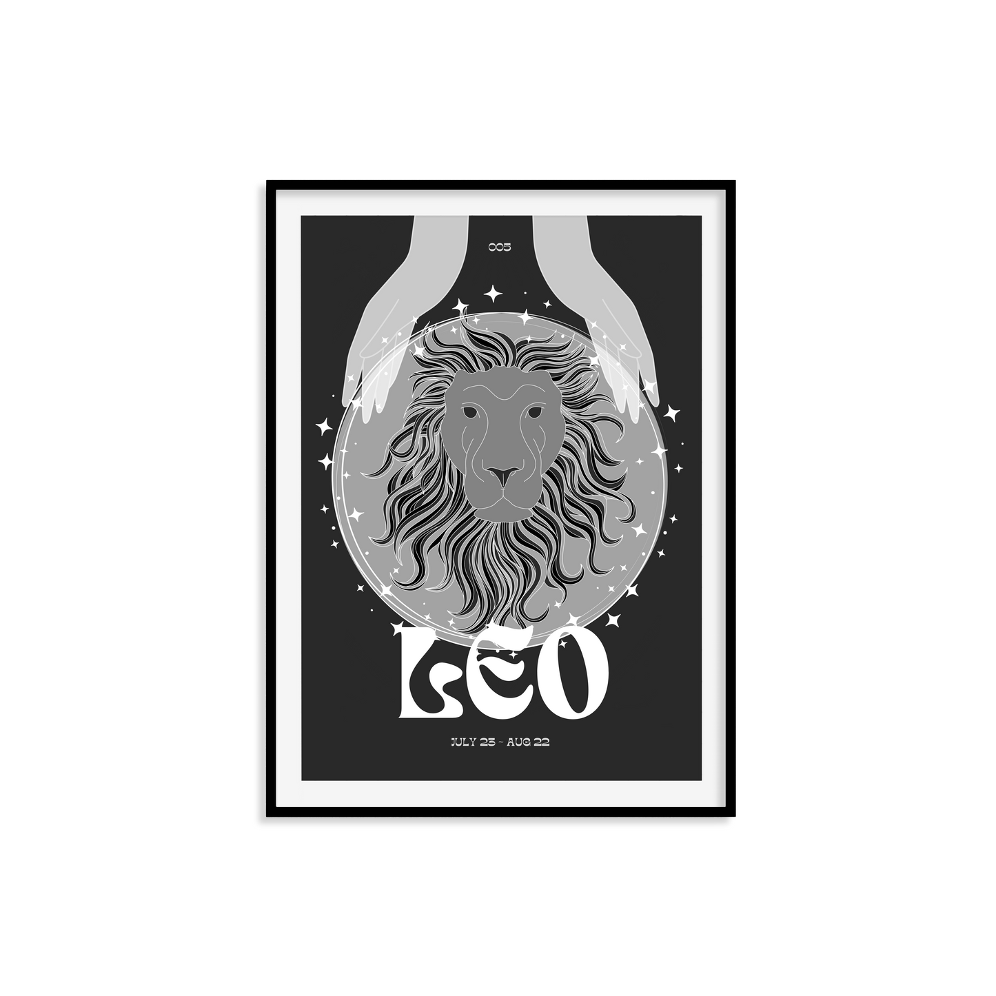 Leo Zodiac Print