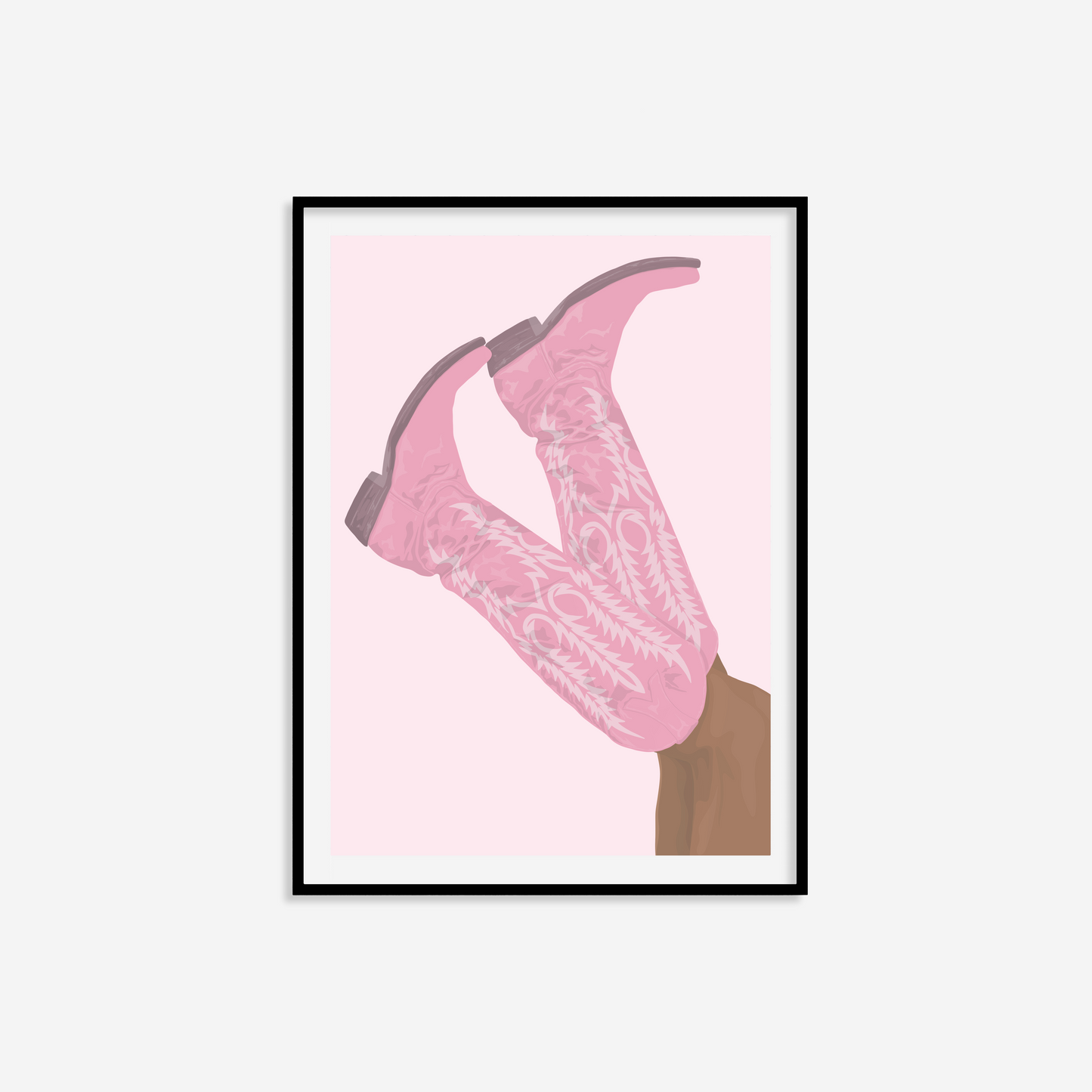 Cowgirl Boots Print