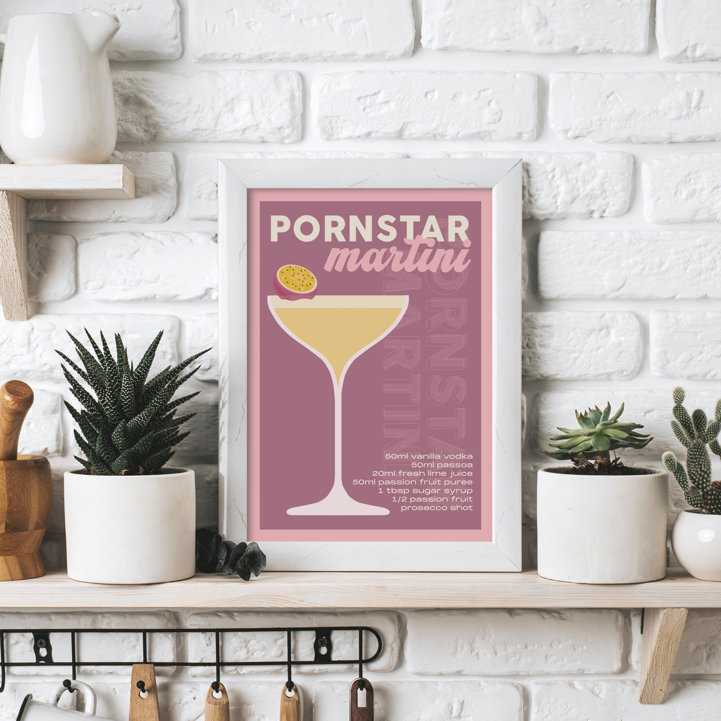 Pornstar Martini Print